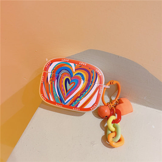 Graffiti Love Wireless Bluetooth Earphone Silicone Case